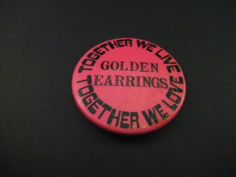 Golden Earrings Nederlandse rockband.Together we live, Together we love.(Leden Barry Hay, George Kooymans, Cesar Zuiderwijk)